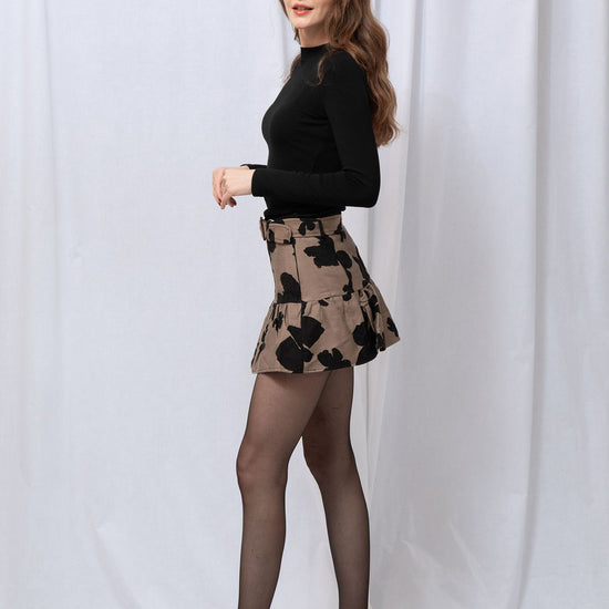 Sophie Jacquard Mini Skirt