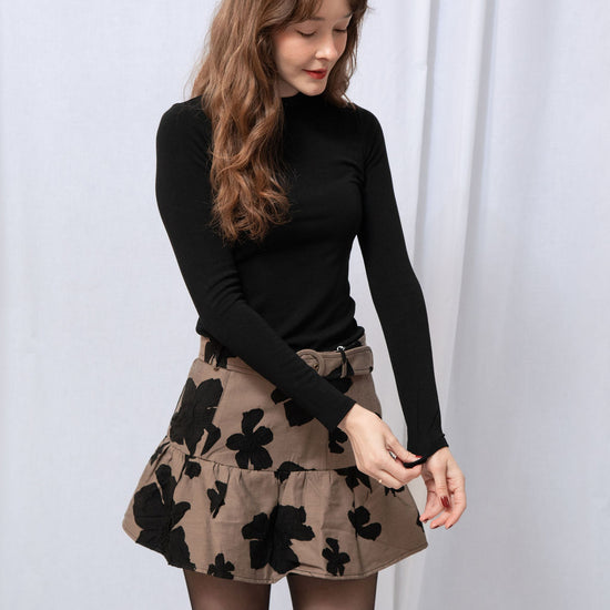 Sophie Jacquard Mini Skirt