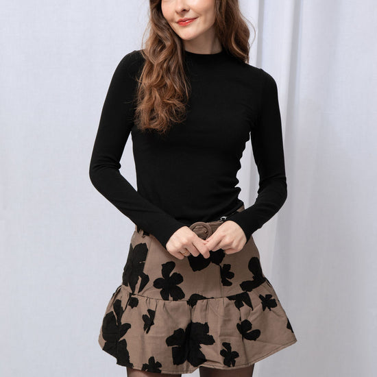 Sophie Jacquard Mini Skirt