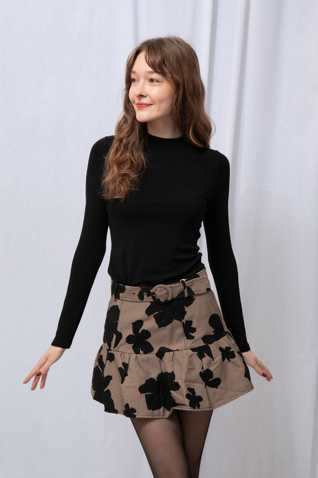 Poppy Mock Neck