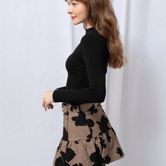 Sophie Jacquard Mini Skirt