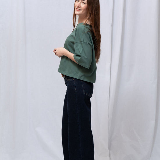 High Rise Palazzo Wide Leg