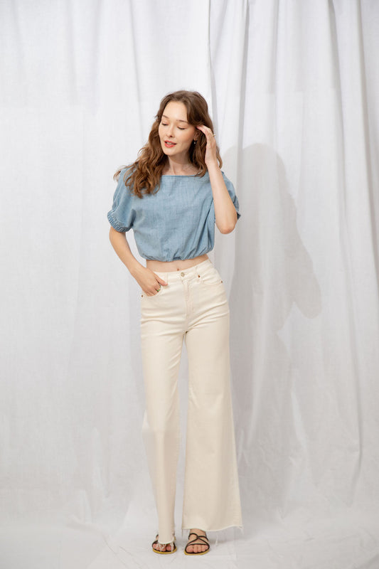 Maliah Denim Top