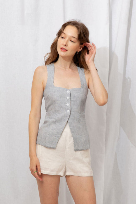 Camilla Stripe Vest