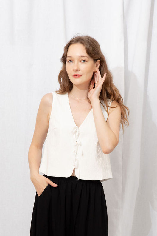 Amara Textured Vest