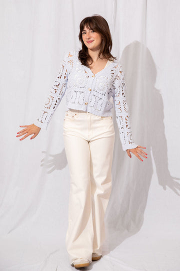 Sunny Days Crochet Cardigan