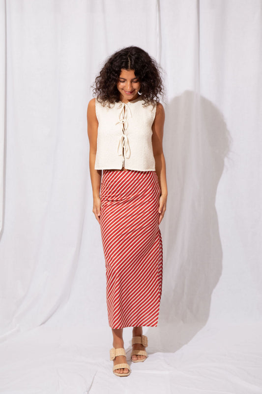 Lucy Stripe Skirt
