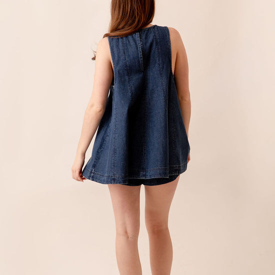 Millie Denim Top
