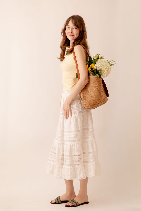 Savannah Woven Bucket Bag