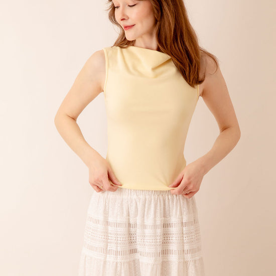 Suzy Top Butter Yellow
