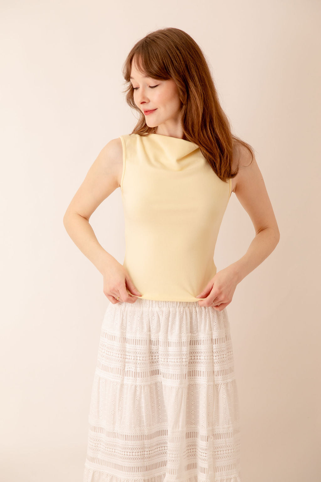 Suzy Top Butter Yellow