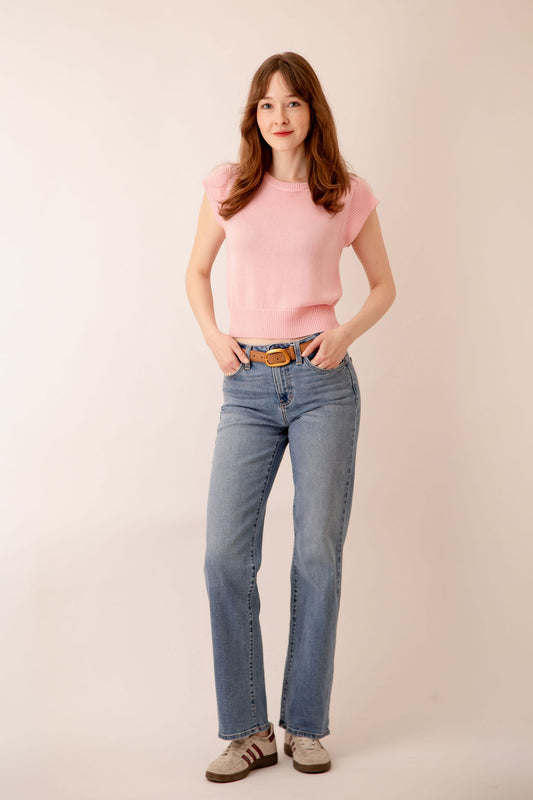 High Rise Straight Leg