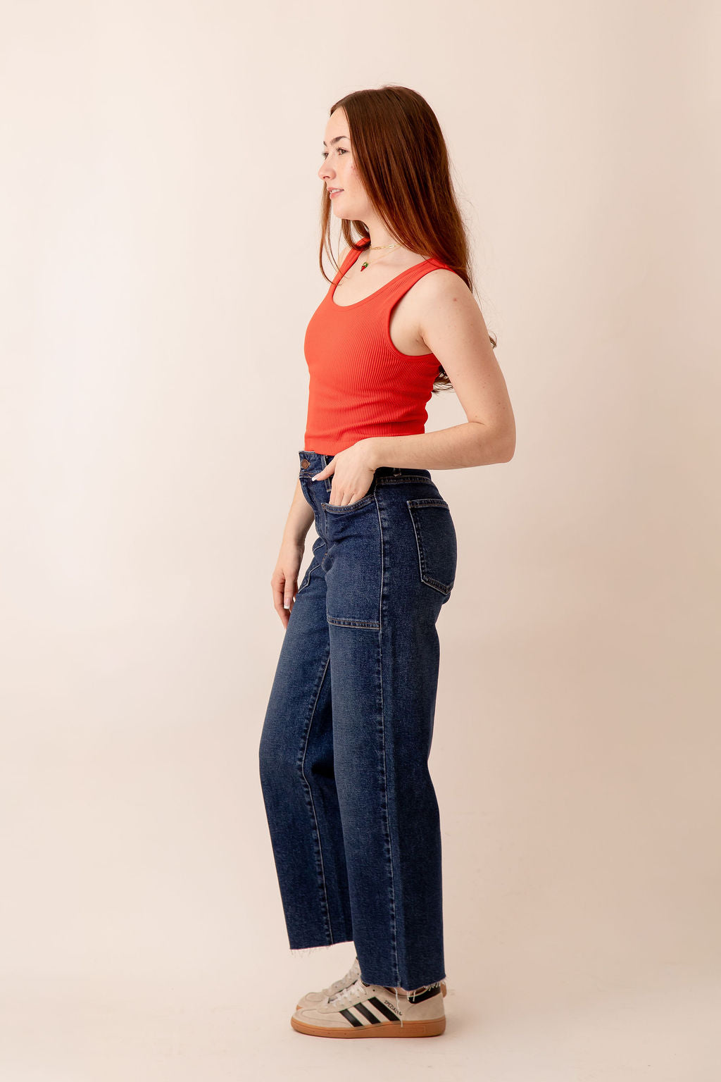 High Rise Utility Wide Leg