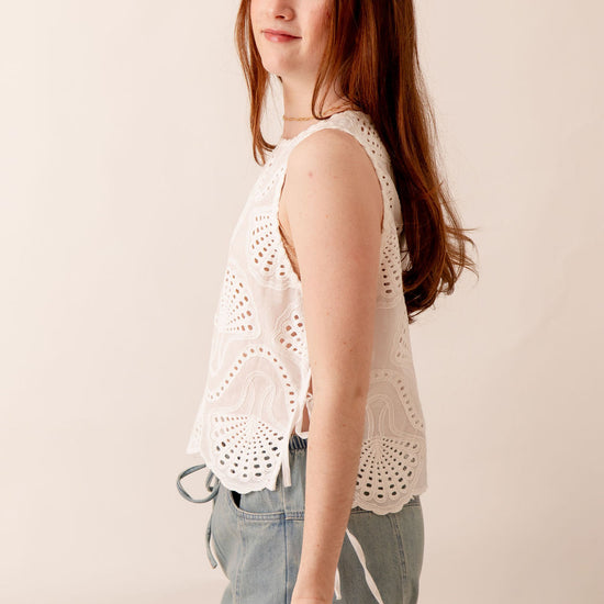 Shelley Eyelet Top