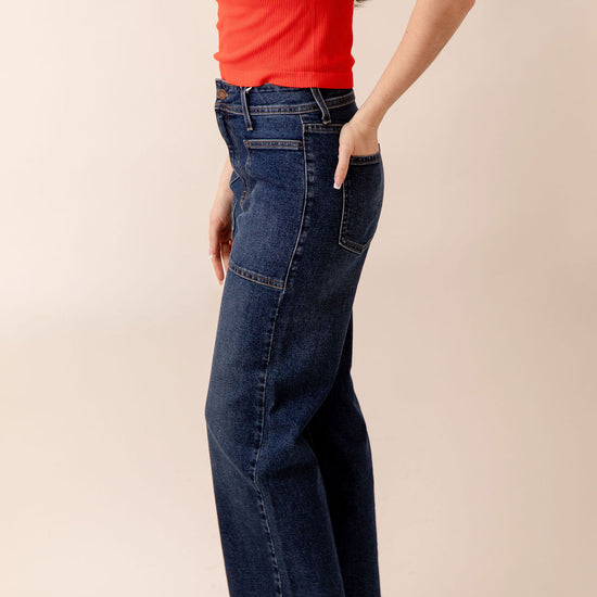 High Rise Utility Wide Leg