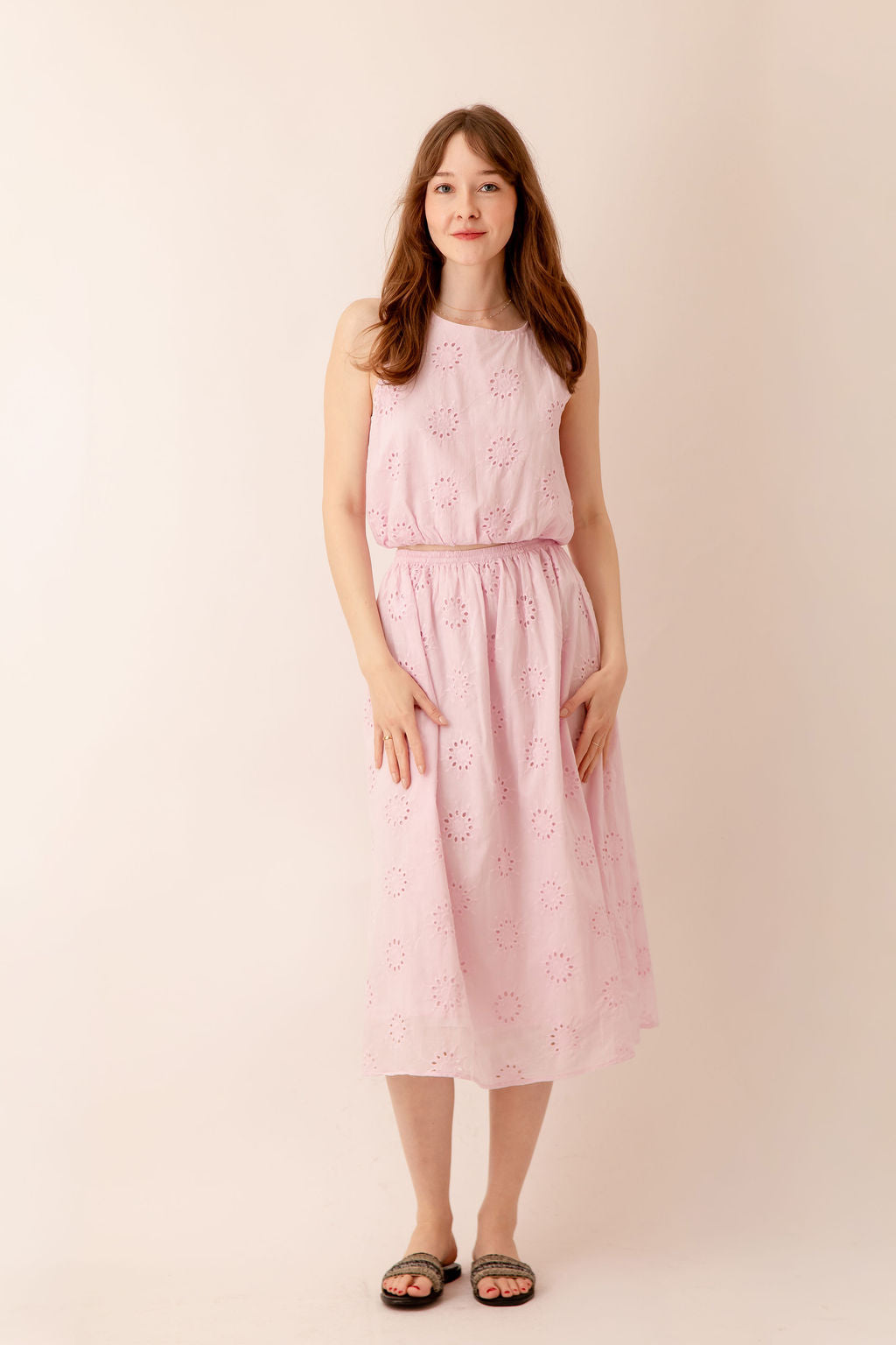 Ophelia Eyelet Crop Top