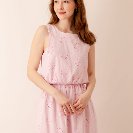 Ophelia Eyelet Crop Top Large