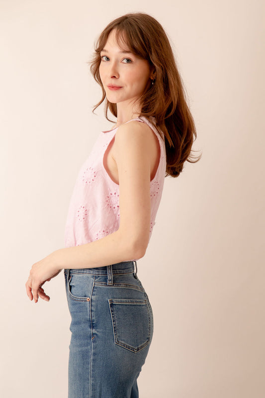 Ophelia Eyelet Crop Top
