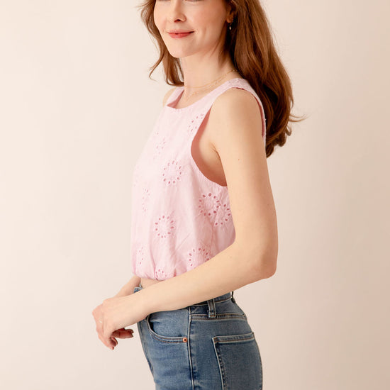 Ophelia Eyelet Crop Top