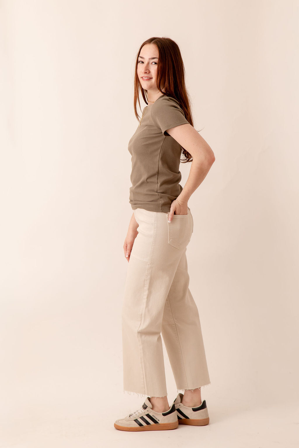 High Rise Utility Wide Leg