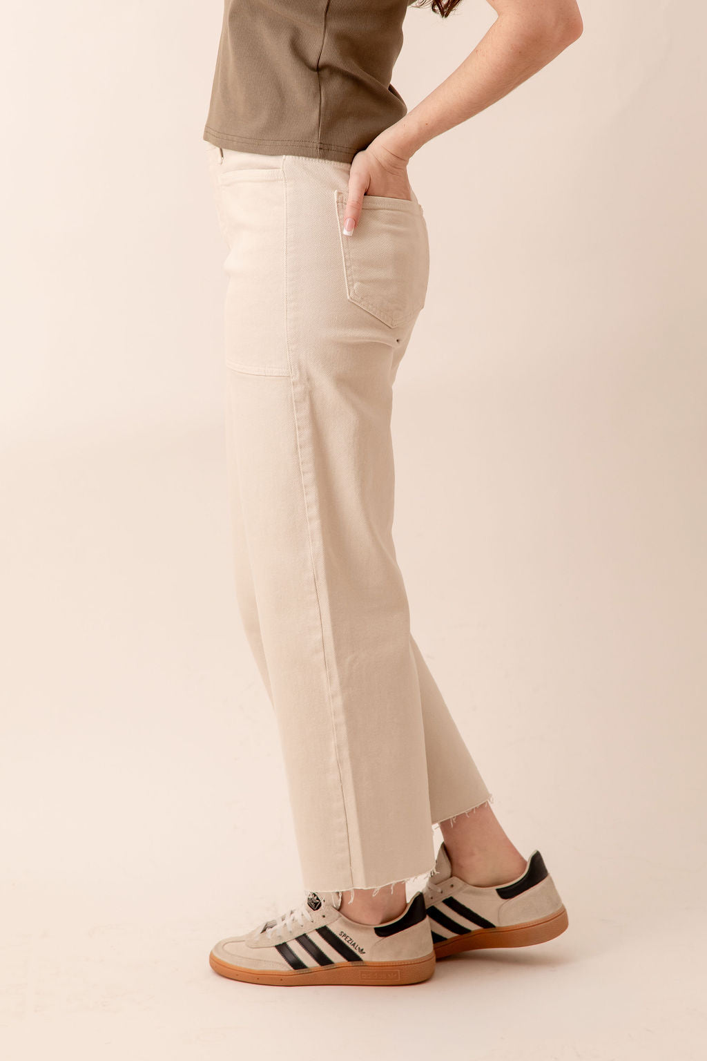 High Rise Utility Wide Leg