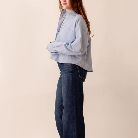 Mid Rise Loose Straight Leg