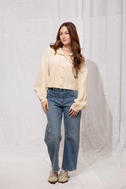 Ralph Cable Knit Cardigan
