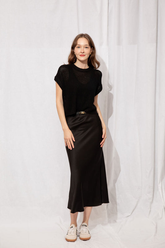 Aurora Satin Skirt