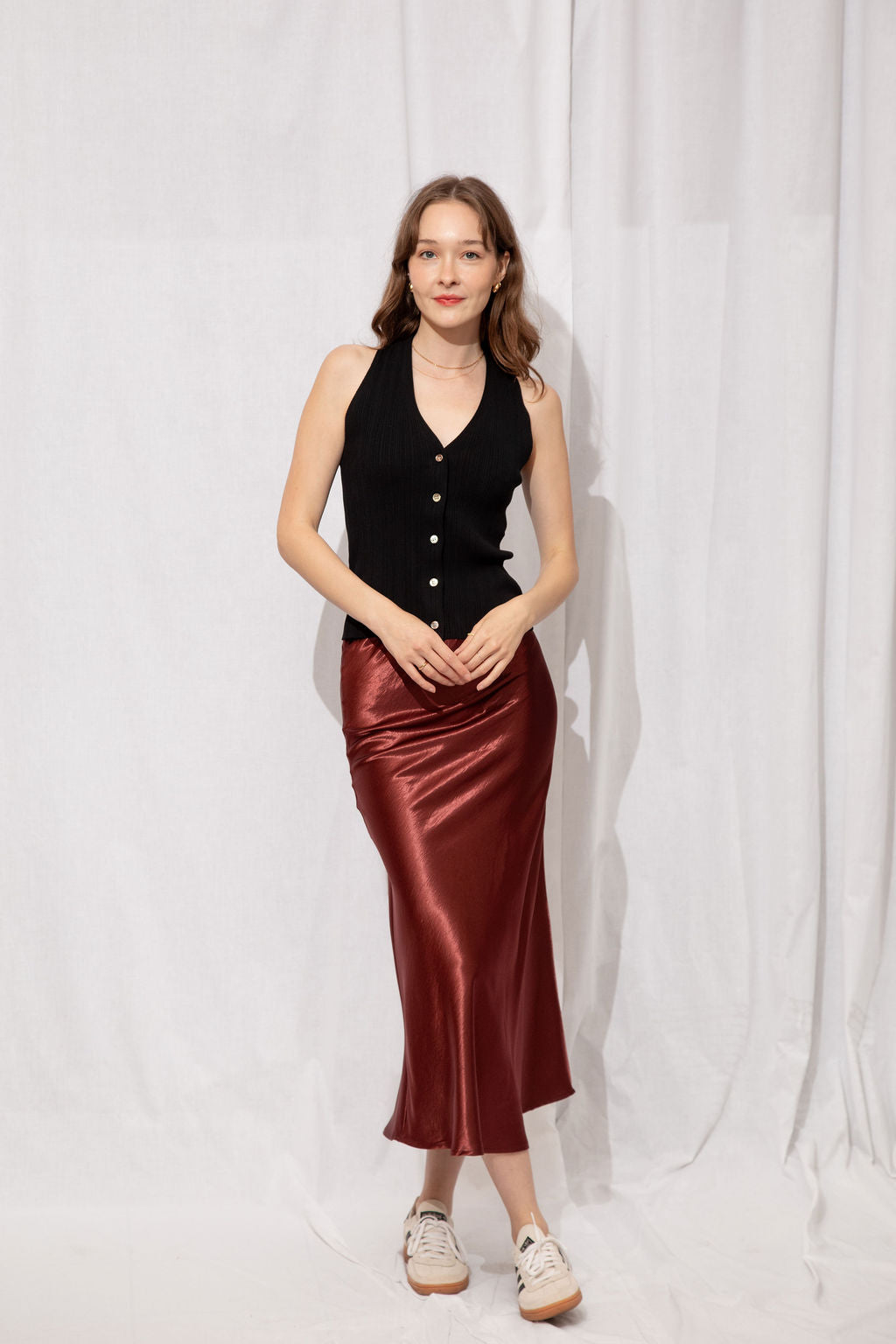 Winslet Ribbed Top Black