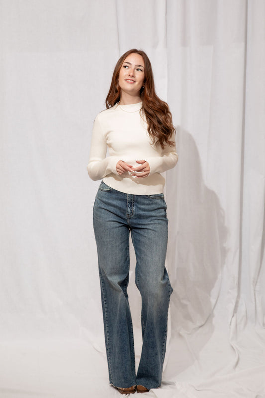 Ellie Ribbed Long Sleeve