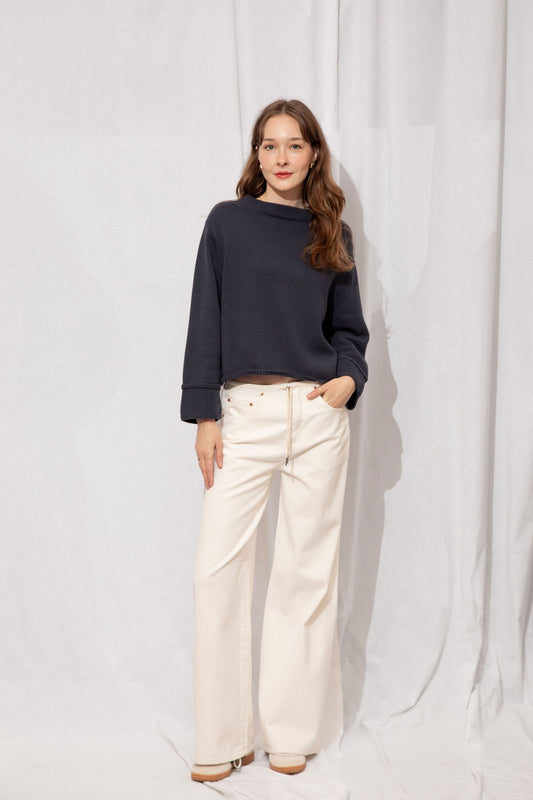 Madison Mid Rise Wide Leg