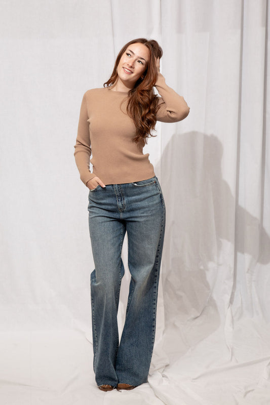 Ellie Ribbed Long Sleeve