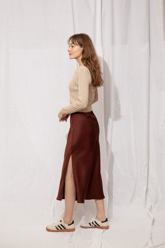 Aurora Satin Skirt