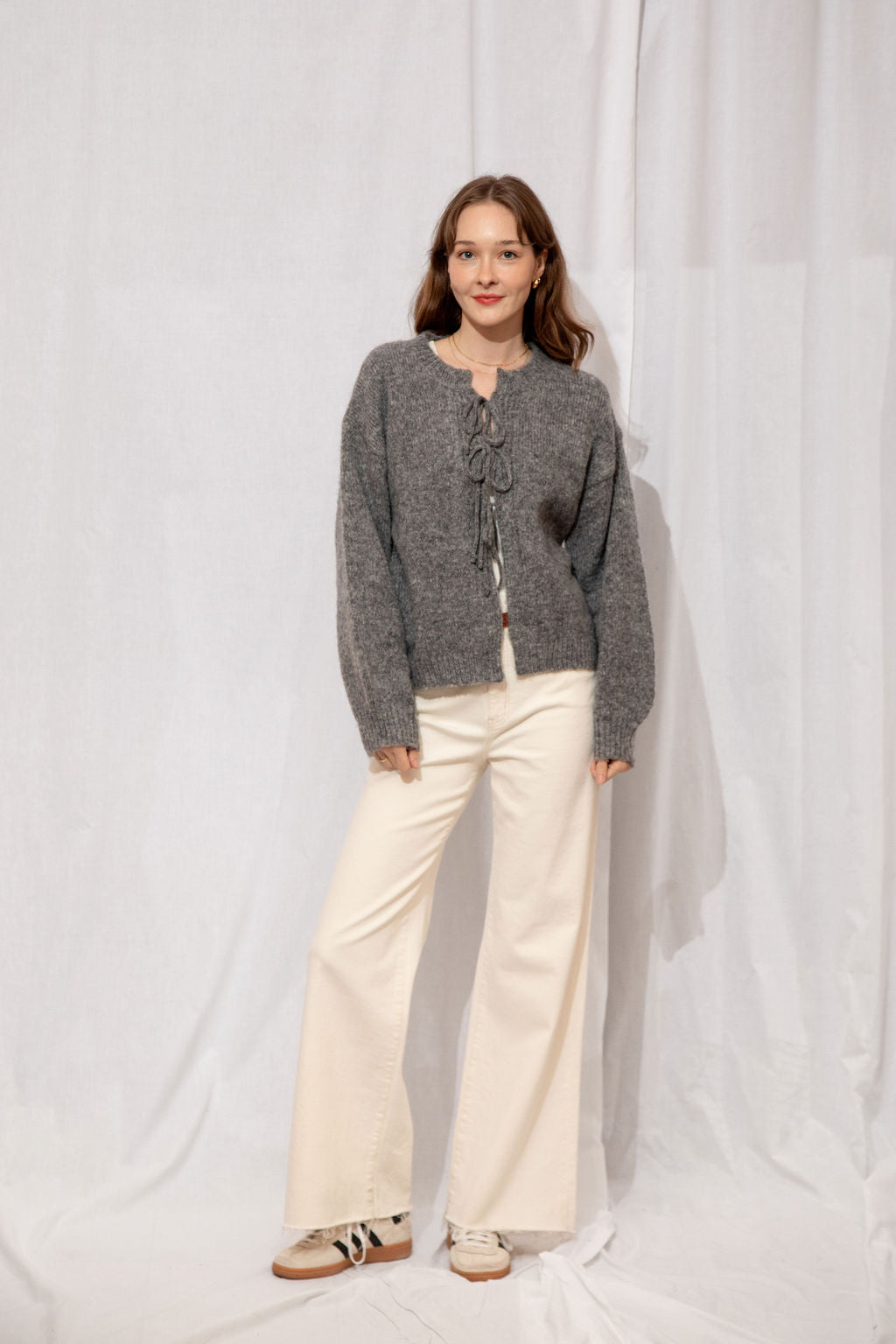 Levi Cardigan Charcoal