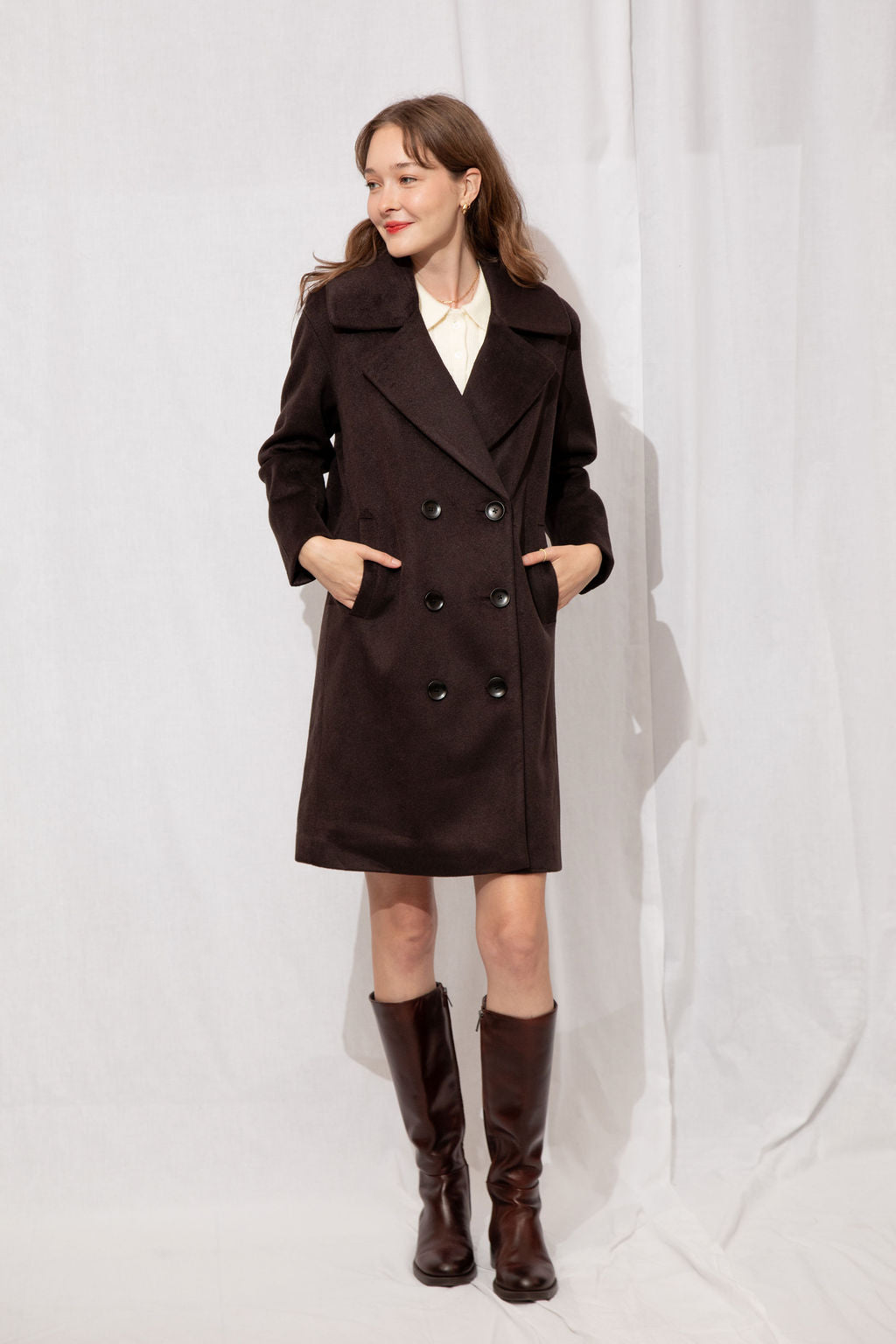 Celine Coat Brown