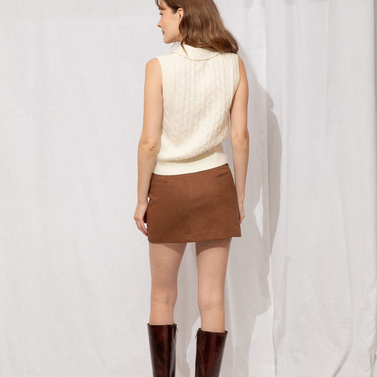 Venus Cable Knit Vest